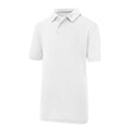 Schneeweiß - Front - Just Cool Kinder Sport Polo Shirt (2 Stück-Packung)