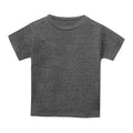 Dunkelgrau meliert - Front - Bella + Canvas Kleinkinder Jersey Kurzarm T-Shirt (2 Stück-Packung)