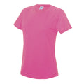 Neonpink - Front - AWDis Just Cool Damen Sport T-Shirt unifarben