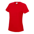 Feuerrot - Front - AWDis Just Cool Damen Sport T-Shirt unifarben
