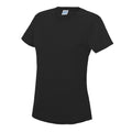 Tiefschwarz - Front - AWDis Just Cool Damen Sport T-Shirt unifarben