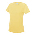 Zitronensorbet - Front - AWDis Just Cool Damen Sport T-Shirt unifarben