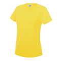 Sonnengelb - Front - AWDis Just Cool Damen Sport T-Shirt unifarben