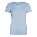 Himmelblau - Front - AWDis Just Cool Damen Sport T-Shirt unifarben