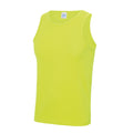 Electric Gelb - Front - AWDis Just Cool Herren Sport Tank Top Gym