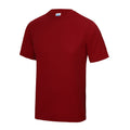 Feuerrot - Front - AWDis Just Cool Kinder Sport T-Shirt