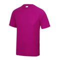 Hot Pink - Front - AWDis Just Cool Kinder Sport T-Shirt