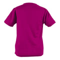 Hot Pink - Back - AWDis Just Cool Kinder Sport T-Shirt