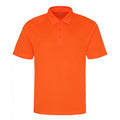 Elektrik Orange - Front - AWDis Just Cool Herren Polo-Shirt Sports