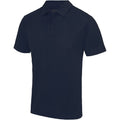 Dunkles Marineblau - Front - AWDis Just Cool Herren Polo-Shirt Sports