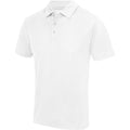 Arctic Weiß - Front - AWDis Just Cool Herren Polo-Shirt Sports