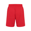 Feuerrot - Back - Just Cool Herren Sport-Shorts - Sporthose