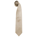 Khaki - Front - Premier Herren Krawatte Colours, unifarben (2 Stück-Packung)