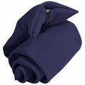 Marineblau - Front - Premier Herren Clip-On-Krawatte, unifarben (2 Stück-Packung)
