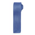 Mittelblau - Front - Premier Herren Krawatte mit Strick Muster (2 Stück-Packung)