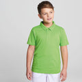 Limette - Side - AWDis Just Cool Kinder Sport Polo Shirt