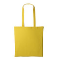 Sonnenblumengelb - Front - Einkaufstasche - Henkeltasche (2 Stück-Packung)