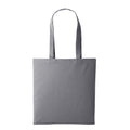 Slate Grau - Front - Einkaufstasche - Henkeltasche (2 Stück-Packung)