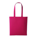 Dunkles Pink - Front - Einkaufstasche - Henkeltasche (2 Stück-Packung)