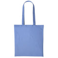 Kornblumenblau - Front - Einkaufstasche - Henkeltasche (2 Stück-Packung)