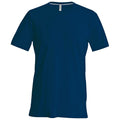 Marineblau - Front - Kariban Herren T-Shirt Slim Fit