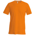 Orange - Front - Kariban Herren T-Shirt Slim Fit