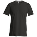 Schwarz - Front - Kariban Herren T-Shirt Slim Fit