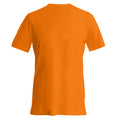 Orange - Back - Kariban Herren T-Shirt Slim Fit V-Ausschnitt