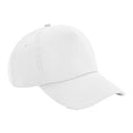 Weiß - Front - Beechfield Authentic 5-Panel Kappe