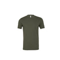 Militärgrün - Front - Bella + Canvas - T-Shirt für Herren-Damen Unisex