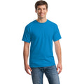 Saphirblau - Back - Gildan - T-Shirt Schwer für Herren-Damen Unisex