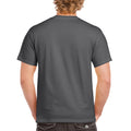 Grau meliert - Side - Gildan - T-Shirt Schwer für Herren-Damen Unisex