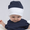 Weiß-Navy - Back - Babybugz - Mütze wendbar für Baby