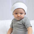Weiß-Grau meliert - Side - Babybugz - Mütze wendbar für Baby