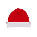 Weiß-Rot - Front - Babybugz - Mütze wendbar für Baby