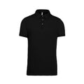 Schwarz - Front - Kariban - Poloshirt für Herren