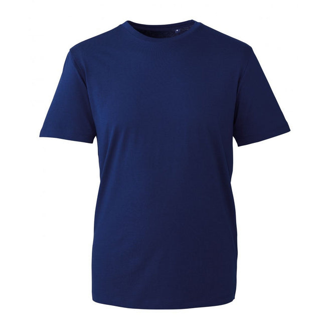 Marineblau - Front - Anthem - T-Shirt für Herren kurzärmlig