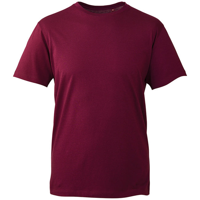 Burgunder - Front - Anthem - T-Shirt für Herren kurzärmlig