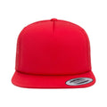 Rot - Front - Flexfit By Yupoong Schaumstoff Trucker Kappe