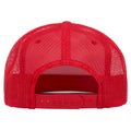 Rot-Weiß-Rot - Back - Flexfit By Yupoong Schaumstoff Trucker Kappe, Weiße Front