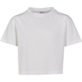 Weiß - Front - Build Your Brand - T-Shirt kurz geschnitten für Mädchen