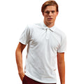 Weiß - Back - Asquith & Fox - Poloshirt, Baumwolle aus biologischem Anbau für Herren