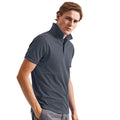 Graphit - Back - Asquith & Fox - Poloshirt, Baumwolle aus biologischem Anbau für Herren