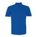 Kräftiges Königsblau - Front - Asquith & Fox - Poloshirt, Baumwolle aus biologischem Anbau für Herren