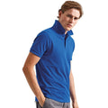 Kräftiges Königsblau - Back - Asquith & Fox - Poloshirt, Baumwolle aus biologischem Anbau für Herren