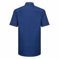 Kräftiges Königsblau - Back - Russell Collection - "Oxford" Hemd Pflegeleicht für Herren