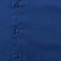 Kräftiges Königsblau - Pack Shot - Russell Collection - "Oxford" Hemd Pflegeleicht für Herren