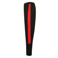 Schwarz-Rot - Side - Finden & Hales - Trainingshose für Herren-Damen Unisex