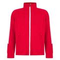 Rot-Weiß - Front - Finden & Hales - Trainingsjacke für Kinder