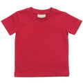 Rot - Front - Larkwood Baby T-Shirt mit Rundausschnitt